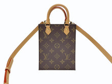Load image into Gallery viewer, 極美品 LOUIS VITTON ルイヴィトン プティットサックプラ ハンドバッグ 2WAY M69442 モノグラム ブラウン ゴールド金具 中古 4b007379