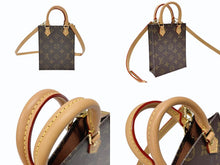 Load image into Gallery viewer, 極美品 LOUIS VITTON ルイヴィトン プティットサックプラ ハンドバッグ 2WAY M69442 モノグラム ブラウン ゴールド金具 中古 4b007379