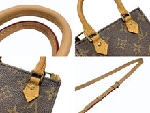 Load image into Gallery viewer, 極美品 LOUIS VITTON ルイヴィトン プティットサックプラ ハンドバッグ 2WAY M69442 モノグラム ブラウン ゴールド金具 中古 4b007379