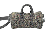 Load image into Gallery viewer, LOUIS VITTON ルイヴィトン キーポルXS LVフェルト M80821 ハンドバッグ ショルダー グレー フェルトレザー 美品 中古 4b007382