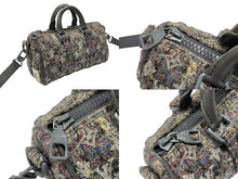 Load image into Gallery viewer, LOUIS VITTON ルイヴィトン キーポルXS LVフェルト M80821 ハンドバッグ ショルダー グレー フェルトレザー 美品 中古 4b007382