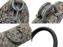 Load image into Gallery viewer, LOUIS VITTON ルイヴィトン キーポルXS LVフェルト M80821 ハンドバッグ ショルダー グレー フェルトレザー 美品 中古 4b007382