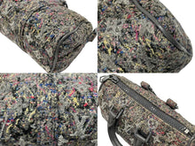 Load image into Gallery viewer, LOUIS VITTON ルイヴィトン キーポルXS LVフェルト M80821 ハンドバッグ ショルダー グレー フェルトレザー 美品 中古 4b007382
