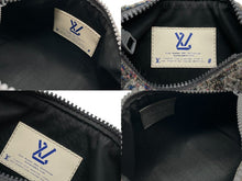 Load image into Gallery viewer, LOUIS VITTON ルイヴィトン キーポルXS LVフェルト M80821 ハンドバッグ ショルダー グレー フェルトレザー 美品 中古 4b007382