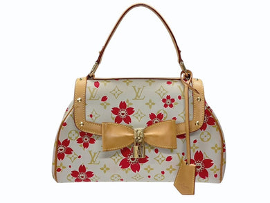 LOUIS VUITTON ルイヴィトン サックレトロPM ハンドバッグ モノグラム チェリーブロッサム 村上隆 M92014 美品 中古 4b007383