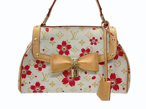 LOUIS VUITTON ルイヴィトン サックレトロPM ハンドバッグ モノグラム チェリーブロッサム 村上隆 M92014 美品 中古 4b007383