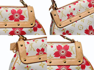 LOUIS VUITTON ルイヴィトン サックレトロPM ハンドバッグ モノグラム チェリーブロッサム 村上隆 M92014 美品 中古 4b007383