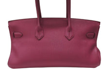 Load image into Gallery viewer, HERMES エルメス ショルダーバーキン ハンドバッグ トリヨンクレマンス トスカ パープル □P刻印 SV金具 2009年 ゴルチェ期 美品 中古 4b007386