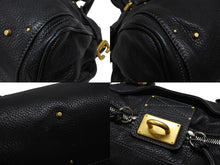Load image into Gallery viewer, 極美品 Chloe クロエ ハンドバッグ パディントン ワンショルダーバッグ ブラック レザー B19FG0 ゴールド金具 中古 4b007388