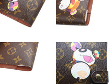 Load image into Gallery viewer, 極美品 LOUIS VUITTON ルイヴィトン 手帳カバー アジェンダPM モノグラムパンダ 村上隆 R20011 ブラウン マルチカラー 中古 4b004640