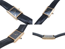 Load image into Gallery viewer, 新品同様 Cartier カルティエ タンクルイカルティエ LMサイズ WGTA0091 オニキス ブラック 文字盤 時計 中古 4b007392