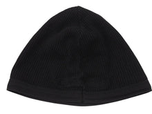 Load image into Gallery viewer, CHROME HEARTS クロムハーツ サーマルニット帽 ビーニー ヴィンダガーロゴ コットン ブラック ホワイト 美品 中古 4b007393