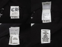 Load image into Gallery viewer, CHROME HEARTS クロムハーツ サーマルニット帽 ビーニー クロス ロゴ コットン ブラック ホワイト 美品 中古 4b007394