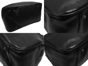 新品同様 CHROME HEARTS クロムハーツ 新型 ジムバッグ ミディアム ハンドバッグ セメタリークロスパッチ 14パッチ ブラック 中古 4b007404