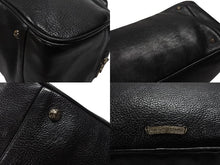 Load image into Gallery viewer, 新品同様 CHROME HEARTS クロムハーツ 新型 ジムバッグ ミディアム ハンドバッグ セメタリークロスパッチ 14パッチ ブラック 中古 4b007404