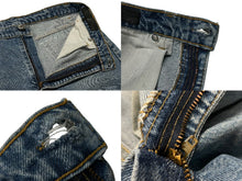 Load image into Gallery viewer, 極美品 CHROME HEARTS クロムハーツ LEVI&#39;S 517 リーバイス 517 セメタリークロスパッチデニム ジーンズ サイズ32 15パッチ 中古 4b007406