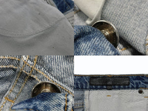 極美品 CHROME HEARTS クロムハーツ LEVI'S 517 リーバイス 517 セメタリークロスパッチデニム ジーンズ サイズ32 15パッチ 中古 4b007406