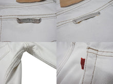 Load image into Gallery viewer, 極美品 CHROME HEARTS クロムハーツ LEVI&#39;S リーバイス 501 クロスパッチデニム ジーンズ サイズ32 レオパード ハラコ 15パッチ 中古 4b007407