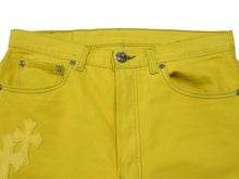 Load image into Gallery viewer, 極美品 CHROME HEARTS クロムハーツ LEVI&#39;S リーバイス 501 セメタリークロスパッチデニム ジーンズ サイズ31 35パッチ 中古 4b007408