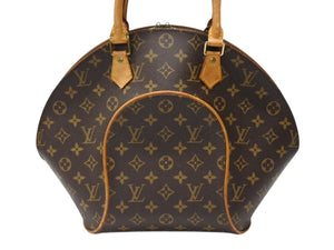 LOUIS VUITTON ルイヴィトン エリプスMM ハンドバッグ M51126 モノグラム ブラウン ゴールド金具 美品 中古 4b007409