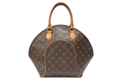 LOUIS VUITTON ルイヴィトン エリプスMM ハンドバッグ 廃盤 M51126 モノグラム ゴールド金具 ブラウン 美品 中古 66557