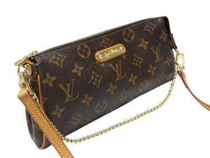 LOUIS VUITTON ルイヴィトン エヴァ ショルダーバッグ M95567 モノグラム ブラウン ゴールド金具 美品 中古 4b007411