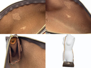 LOUIS VUITTON ルイヴィトン エヴァ ショルダーバッグ M95567 モノグラム ブラウン ゴールド金具 美品 中古 4b007411