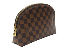 Load image into Gallery viewer, LOUIS VUITTON ルイヴィトン ポシェット コスメティックGM ポーチ N23345 ブラウン ゴールド金具 美品 中古 4b007415