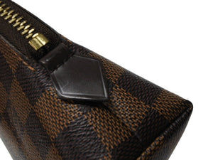 LOUIS VUITTON ルイヴィトン ポシェット コスメティックGM ポーチ N23345 ブラウン ゴールド金具 美品 中古 4b007415