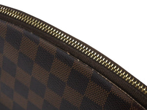 LOUIS VUITTON ルイヴィトン ポシェット コスメティックGM ポーチ N23345 ブラウン ゴールド金具 美品 中古 4b007415