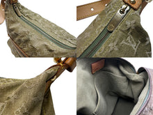 Load image into Gallery viewer, LOUIS VUITTON ルイヴィトン バギーGM ショルダーバッグ M95211 モノグラム デニム カーキ ゴールド金具 良品 中古 4b007416