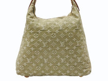 Load image into Gallery viewer, LOUIS VUITTON ルイヴィトン バギーGM ショルダーバッグ M95211 モノグラム デニム カーキ ゴールド金具 良品 中古 4b007416