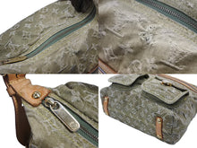 Load image into Gallery viewer, LOUIS VUITTON ルイヴィトン バギーGM ショルダーバッグ M95211 モノグラム デニム カーキ ゴールド金具 良品 中古 4b007416