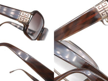 Load image into Gallery viewer, 極美品 Givenchy ジバンシー サングラス アイウェア SGV585 ブラウン プラスチック メタル ロゴ金具 中古 4b007429