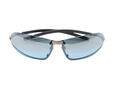 CHANEL シャネル サングラス アイウェア 4060 c.194/7M サイズ67◻︎13 120 ココマーク ブルー シルバー グレー 美品 中古 4b007432