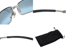 Load image into Gallery viewer, CHANEL シャネル サングラス アイウェア 4060 c.194/7M サイズ67◻︎13 120 ココマーク ブルー シルバー グレー 美品 中古 4b007432