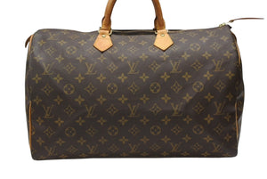 LOUIS VUITTON ルイヴィトン キーポル 40 ボストンバック ハンドバッグ M41522 モノグラムキャンバス ブラウン 美品 中古 4b007436