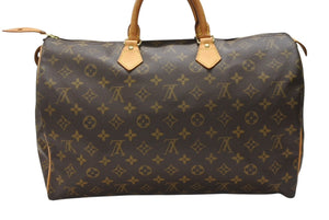 LOUIS VUITTON ルイヴィトン キーポル 40 ボストンバック ハンドバッグ M41522 モノグラムキャンバス ブラウン 美品 中古 4b007436