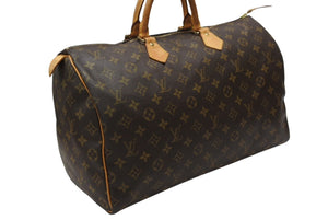 LOUIS VUITTON ルイヴィトン キーポル 40 ボストンバック ハンドバッグ M41522 モノグラムキャンバス ブラウン 美品 中古 4b007436