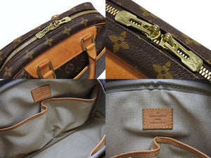 極美品 LOUIS VUITTON ルイヴィトン トゥルービル ハンドバッグ M42228 モノグラム ブラウン PVC レザー ゴールド金具 4b007440