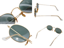 Load image into Gallery viewer, Ray-Ban レイバン B&amp;L ボシュロム社製 オーバルサングラス アイウェア ゴールド クリア プラスチック メタル GP 美品 中古 4b007442