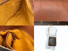 Load image into Gallery viewer, LOUIS VUITTON ルイヴィトン ミュゼットサルサ ロングストラップ ショルダーバッグ モノグラム キャンバス ブラウン PVC ゴールド金具 美品 中古 4b007445