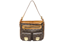 Load image into Gallery viewer, LOUIS VUITTON ルイヴィトン ハドソンGM ワンショルダーバッグ M40045 ブラウン PVC レザー ゴールド金具 良品 中古 4b007446