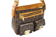 Load image into Gallery viewer, LOUIS VUITTON ルイヴィトン ハドソンGM ワンショルダーバッグ M40045 ブラウン PVC レザー ゴールド金具 良品 中古 4b007446