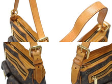 Load image into Gallery viewer, LOUIS VUITTON ルイヴィトン ハドソンGM ワンショルダーバッグ M40045 ブラウン PVC レザー ゴールド金具 良品 中古 4b007446