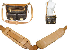 Load image into Gallery viewer, LOUIS VUITTON ルイヴィトン ハドソンGM ワンショルダーバッグ M40045 ブラウン PVC レザー ゴールド金具 良品 中古 4b007446