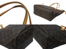 Load image into Gallery viewer, LOUIS VUITTON ルイヴィトン トートバッグ モノグラム M40156 ネヴァーフルMM 廃盤 ブラウン PVCコーティングキャンバス ゴールド金具 美品 中古 4b007449