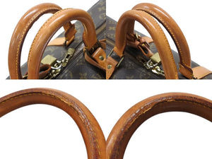 LOUIS VUITTON ルイヴィトン キーポル50 ボストンバッグ M41426 モノグラムキャンバス ブラウン ゴールド金具 美品 中古 4b007450