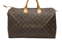 画像をギャラリービューアに読み込む, LOUIS VUITTON ルイヴィトン スピーディー40 ハンドバッグ ボストンバッグ ブラウン M41522 PVC モノグラム キャンバス 美品 中古 4b007451