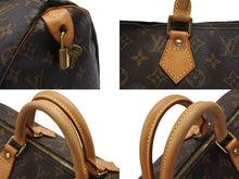 画像をギャラリービューアに読み込む, LOUIS VUITTON ルイヴィトン スピーディー40 ハンドバッグ ボストンバッグ ブラウン M41522 PVC モノグラム キャンバス 美品 中古 4b007451